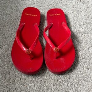 Tory Burch Vibrant Red Sandals